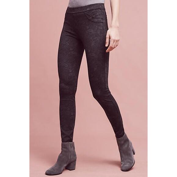 NEW Anthropologie $88 Grey Motif Printed Gilla Legging Sanctuary XS - Picture 1 of 1